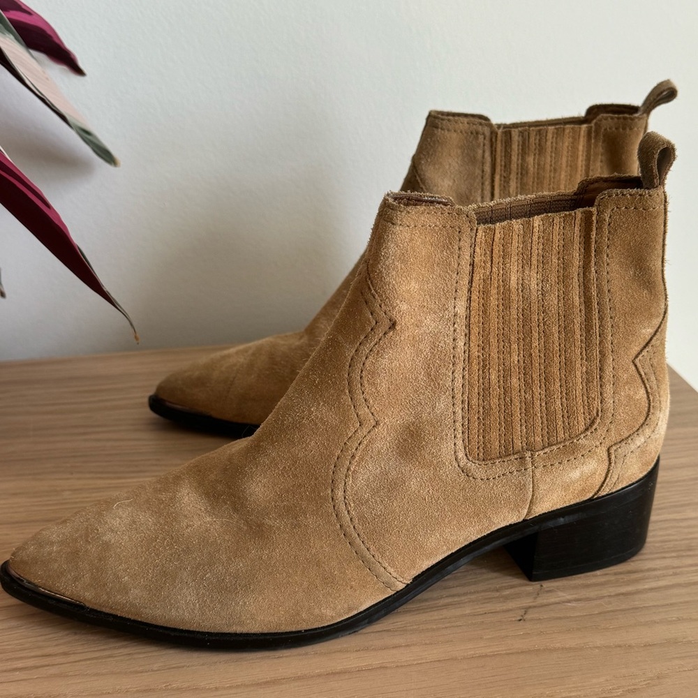 Marc Fischer Suede Ankle Booties